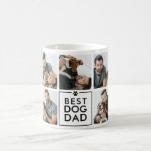 Bester moderner Hundepapa 7-Foto-Collage