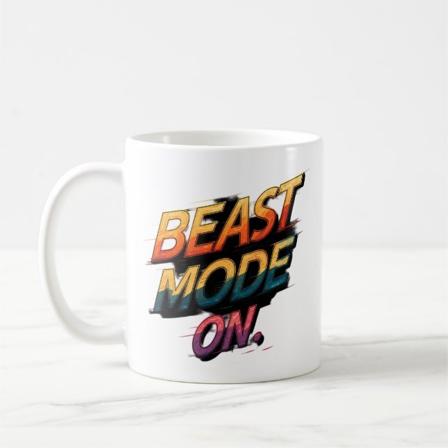 "Bester Modus bei Motivierend Tasse" Kaffeetasse (Links)