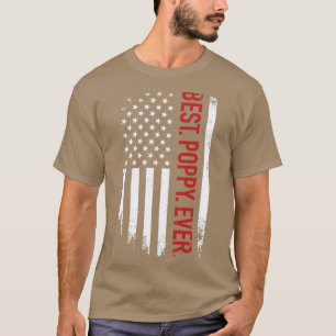 Bester Mohn je US-amerikanische Flagge Vintag für T-Shirt