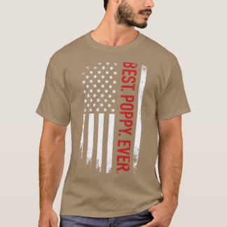 Bester Mohn je US-amerikanische Flagge Vintag für  T-Shirt