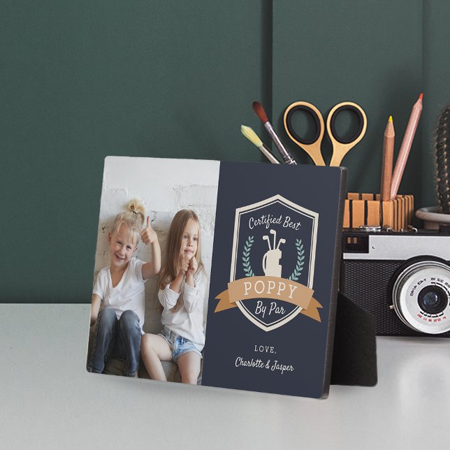 Bester Mohn nach Par | Golf Opa Foto Fotoplatte (Von Creator hochgeladen)