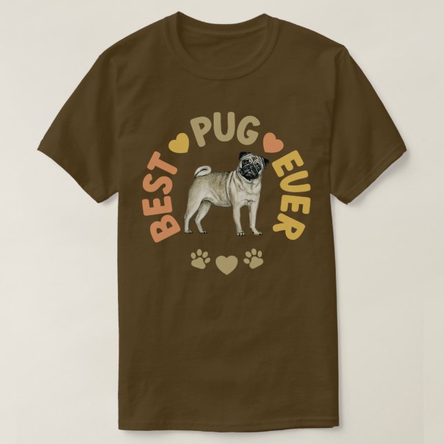 Bester Mops je T-Shirt (Design vorne)