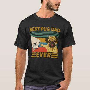 Bester Mops Vater je Bump Fetisch Vintager Hundekl T-Shirt