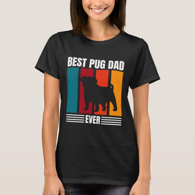 Bester Mops Vater je Classic T - Shirt 536 (Vorderseite)