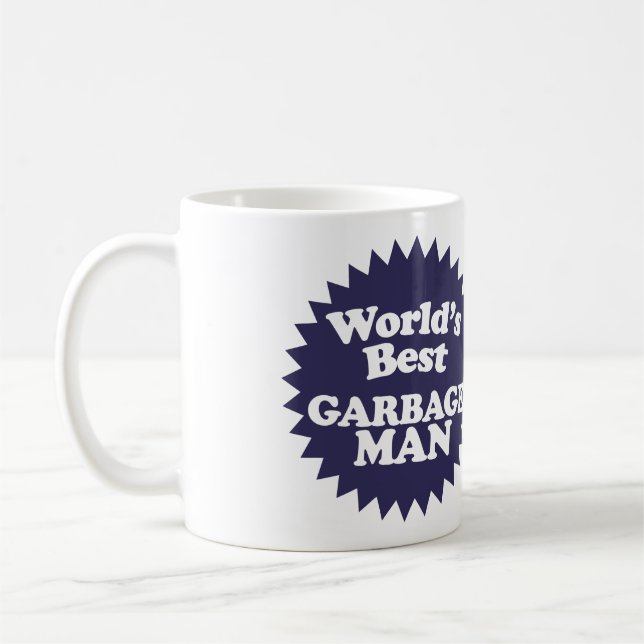Bester Müllmann der Welt Kaffeetasse (Links)
