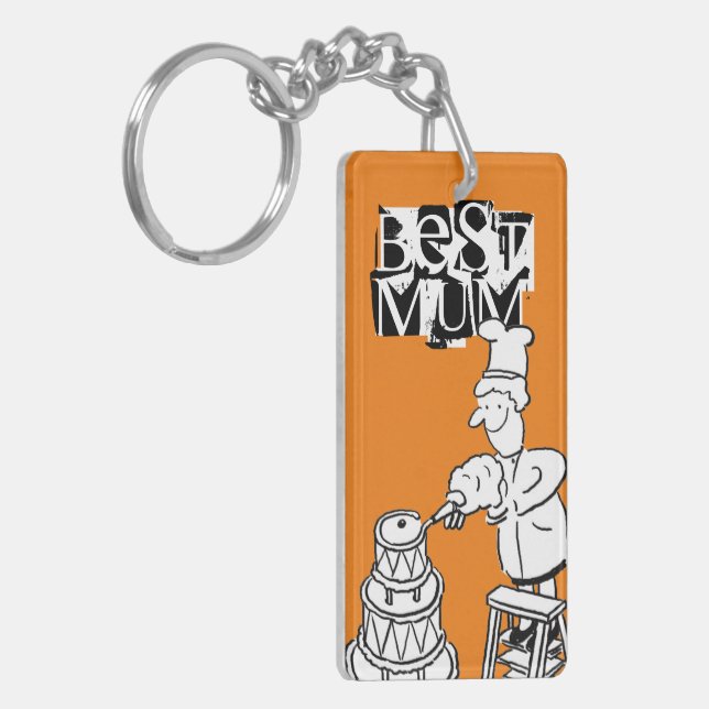 Bester Mum Cake Maker Dekorieren Riesenkuchen Schl Schlüsselanhänger (Vorderseite links)