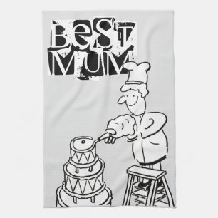 Bester Mum Cake Maker Dekorieren von Riesenkuchen Geschirrtuch