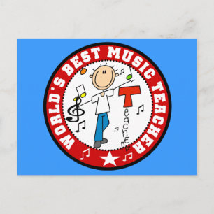 Bester Musiklehrer der Welt Postkarte