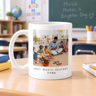 Bester Musiklehrer überhaupt Vollbild personalisie Kaffeetasse