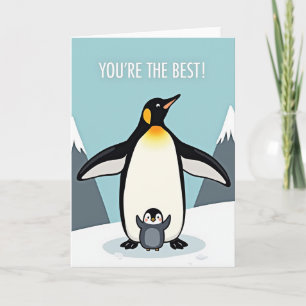 Bester Mutter Pinguin Tag Karte