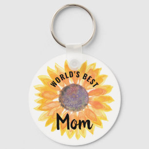 Bester-Mutter-Sonnenblumen-Schlüsselanhänger der W Schlüsselanhänger