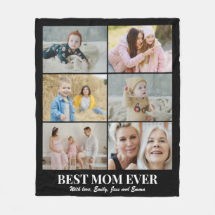 Bester Muttertag Mom Photo Collage 6 Bilder Fleecedecke