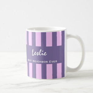 Bester NACHBAR überhaupt LILA Kaffeetasse