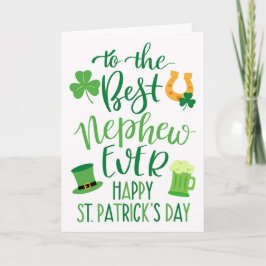 Bester Neffe Aller Zeiten zum St. Patrick's Day  Karte