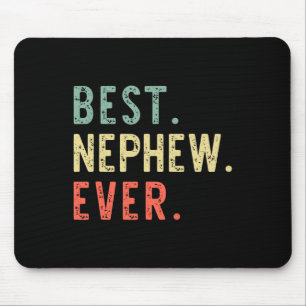 Bester Neffe überhaupt Familie Lustig Retro Vintag Mousepad