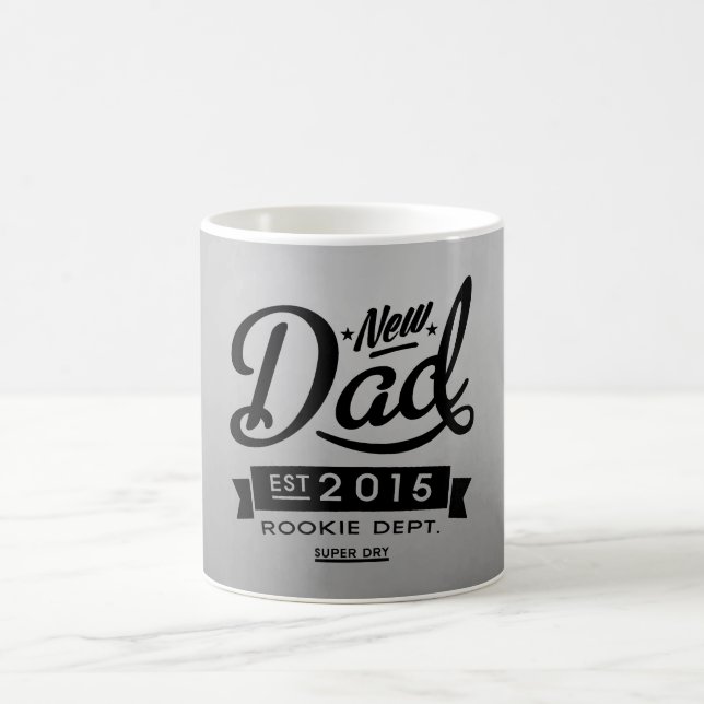 Bester neuer Vater 2015 Tasse (Mittel)