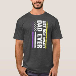 Bester nicht binärer Papa, der je ein nichtbinäres T-Shirt
