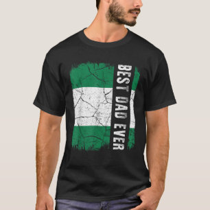 Bester nigerianischer Vater je Nigeria Papa Vatert T-Shirt