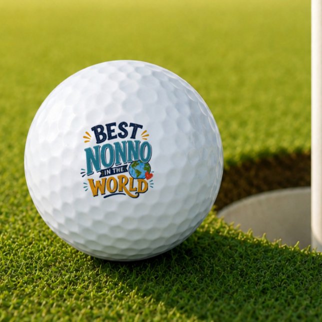 Bester Nonno der Welt Golfball (Von Creator hochgeladen)