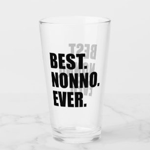 Bester Nonno überhaupt italienischer Großvater Glas