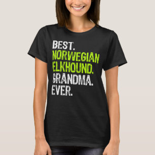 Bester Norwegischer Elkhound Oma je Dog T-Shirt