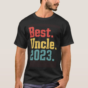 Bester Onkel 2023 Cool Vintage Retro Onkel Männer  T-Shirt