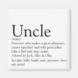 Bester Onkel der Welt, Funcle-Definition Magnet