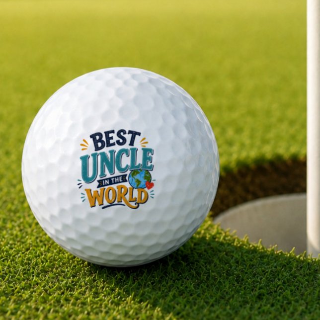 Bester Onkel der Welt Golfball (Von Creator hochgeladen)