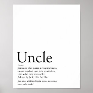 Bester Onkel der Welt, moderne Definition von Func Poster