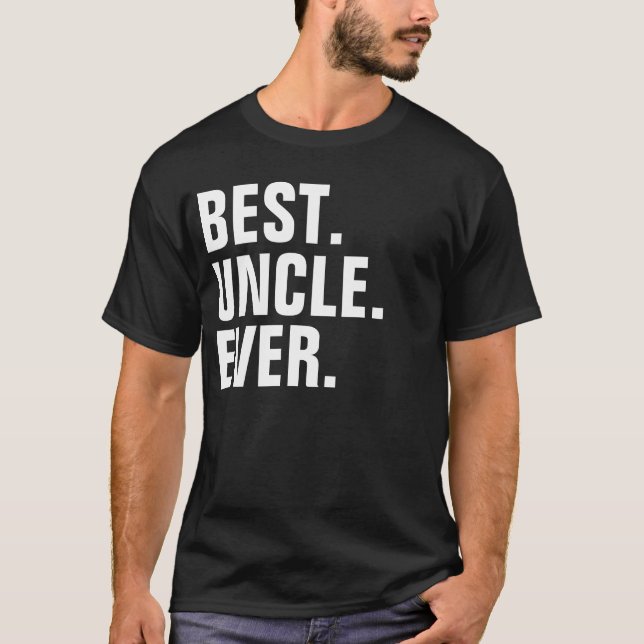 BESTER ONKEL EVER T-Shirt (Vorderseite)