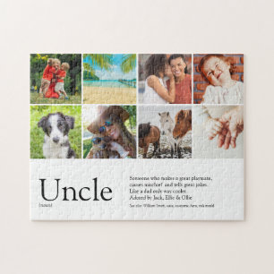 Bester Onkel Funcle Definition 6 Fotocollage Puzzle