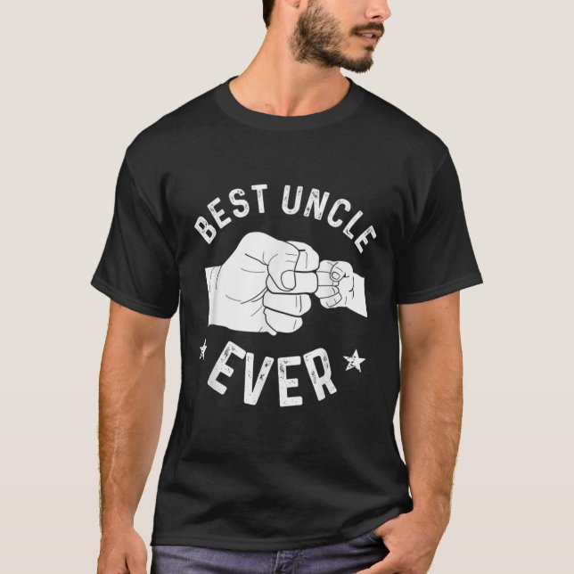 Bester Onkel je Faustschlag T-Shirt (Vorderseite)
