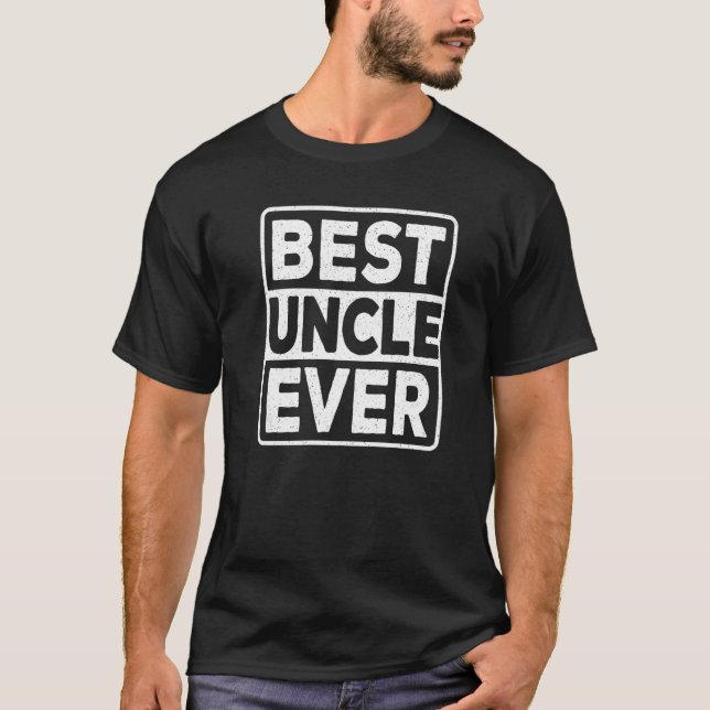 Bester Onkel je Vintag T-Shirt (Vorderseite)