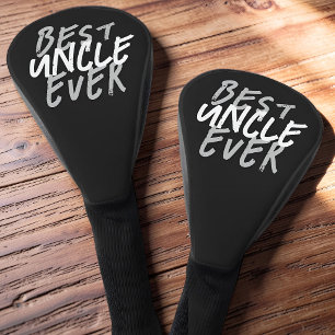 Bester Onkel überhaupt Moderne weiße und graue Gru Golf Headcover