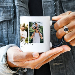 Bester Onkel überhaupt Moderner Schriftsatz 4 Foto Tasse