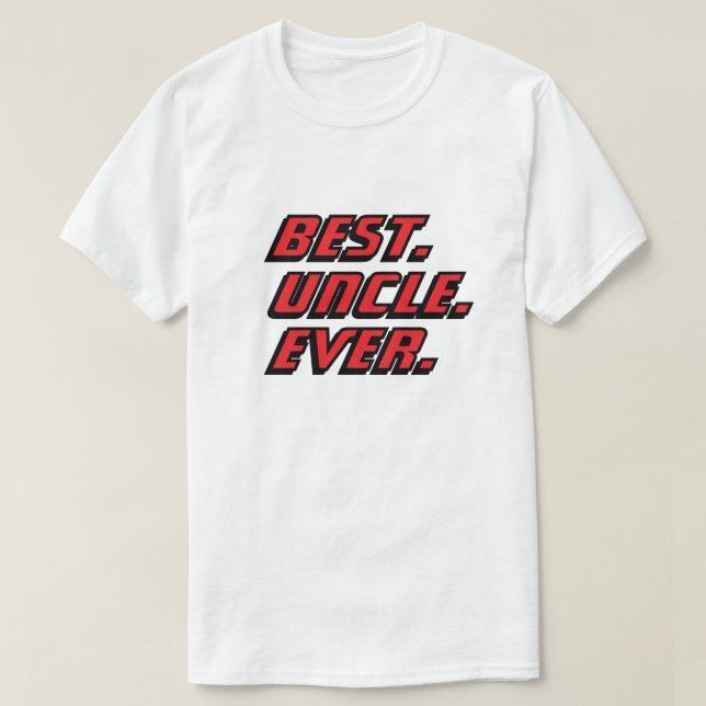 Bester Onkel überhaupt Modernes Rennen T-Shirt (Design vorne)