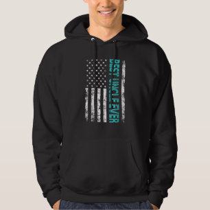 Bester Onkel-Vater je amerikanisches Flag-Geschenk Hoodie
