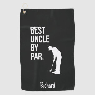 Bester Onkel von Par Golfer Golfhandtuch