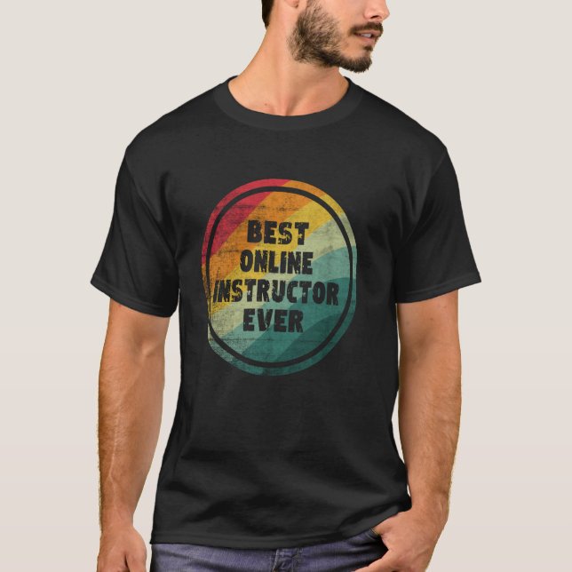 Bester Online-Tauchlehrer je Funny Online Instruct T-Shirt (Vorderseite)