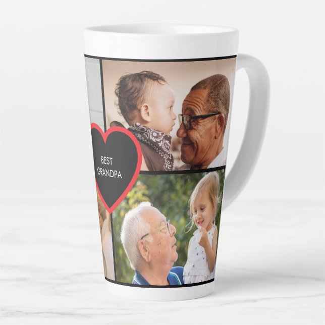 Bester Opa 4 Foto  Milchtasse (Rechte Ecke)
