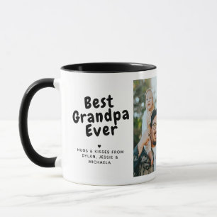 Bester Opa Aller Zeiten 2-Foto-Collage und individ Tasse