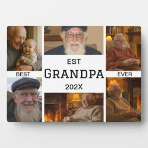 Bester Opa Aller Zeiten Foto-Collage Fotoplatte