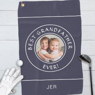 Bester Opa aller Zeiten Golfer Süßes Bild Geschenk Golfhandtuch