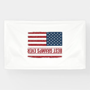 Bester Opa aller Zeiten Patriotische Flagge Vektor Banner