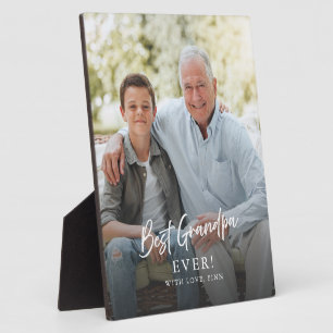 Bester Opa Aller Zeiten - Personalisiertes Fotoges Fotoplatte