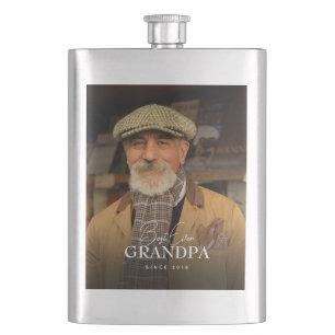 Bester Opa aller Zeiten seit 20XX Einfaches Elegan Flachmann