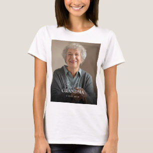 Bester Opa aller Zeiten seit 20XX Einfaches Foto B T-Shirt