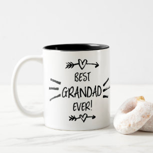 Bester Opa Aller Zeiten Zweifarbige Tasse