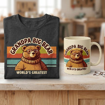 Bester Opa-Bär der Welt Modern und Retro