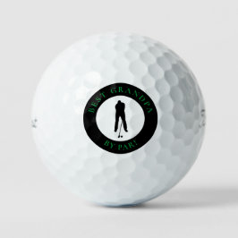 Bester Opa By Par Lustiges Schwarz Grün Golfer Ges Golfball